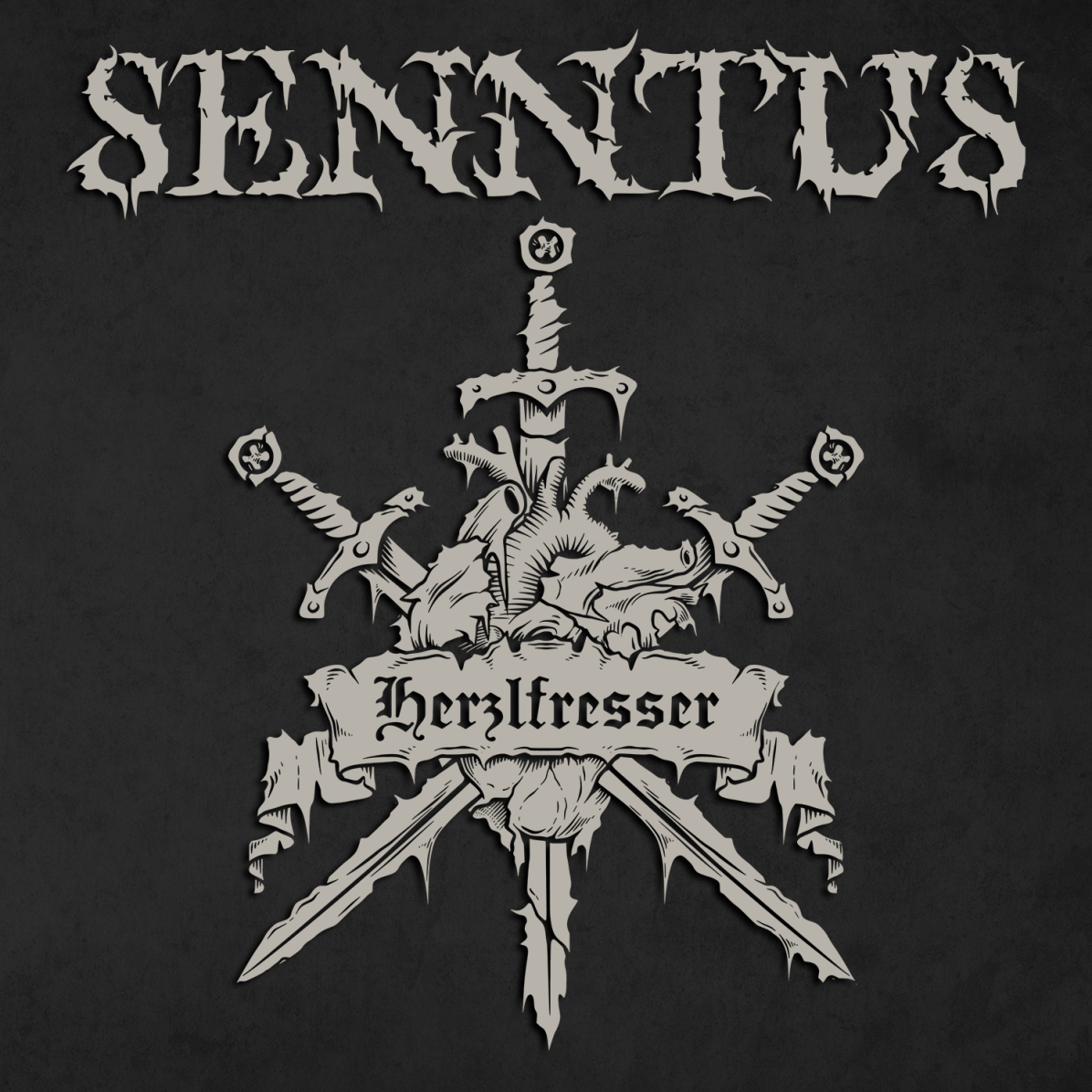 Senntus Herzlfresser EP Cover Artwork 2024